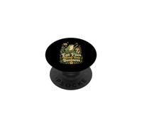Eat Flies Mind Your Business Frog Mushroom Garden PopSockets Adhesive PopGrip