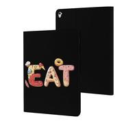 EAT Foodie Cute Tablet Case Unisex Slim Hard Protective Cover Compatible with iPad 9th/ 8th/ 7th