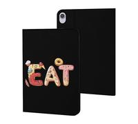 EAT Foodie Cute Tablet Case Unisex Slim Hard Protective Cover Compatible with iPad 9th/ 8th/ 7th