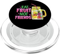 Eat Fruit Not Friends Vegan Fruity Cocktails Vegetarian PopSockets PopGrip for MagSafe