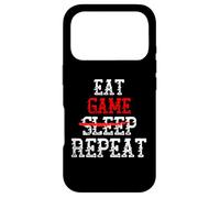 Eat Game NO SLEEP Repeat Extended Gaming Session LAN Gamer Case for iPhone 17 Pro