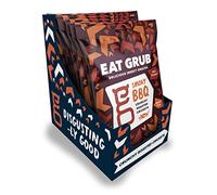 Eat Grub Crunchy Roasted Crickets Smoky BBQ Insect Snack 15g 6 Packs (90g)