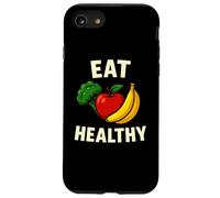 Eat Healthy Fruits Vegetables Clean Diet Humor Case for iPhone SE (2020) / 7/8
