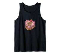 Eat Me Cake Heart Shaped Sassy Humor Funny Tank Top