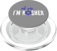 Eat Me I'm Kosher Jew Hanukkah Hebrew Cook Chef Cooking PopSockets PopGrip for MagSafe