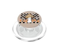 Eat Me Retro Mushroom Daisy Design PopSockets PopGrip for MagSafe