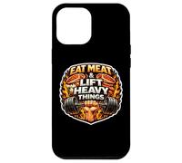 Eat Meat And Lift Heavy Things Carnivore Gym Wheight Lifting Case for iPhone 12 Pro Max