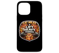 Eat Meat And Lift Heavy Things Carnivore Gym Wheight Lifting Case for iPhone 13 Pro Max