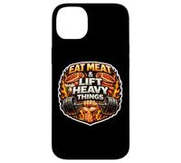 Eat Meat And Lift Heavy Things Carnivore Gym Wheight Lifting Case for iPhone 14 Plus