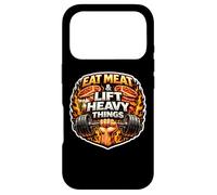Eat Meat And Lift Heavy Things Carnivore Gym Wheight Lifting Case for iPhone 17 Pro