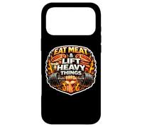 Eat Meat And Lift Heavy Things Carnivore Gym Wheight Lifting Case for iPhone 17 Pro Max