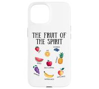 Eat More Fruit Healthy Lifestyle Motif Case for iPhone 15
