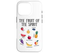 Eat More Fruit Healthy Lifestyle Motif Case for iPhone 16 Pro