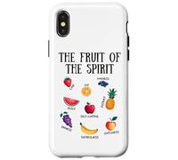 Eat More Fruit Healthy Lifestyle Motif Case for iPhone X/XS