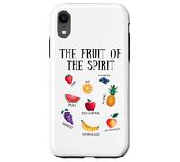 Eat More Fruit Healthy Lifestyle Motif Case for iPhone XR