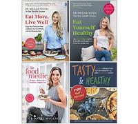 Eat More Live Well, Eat Yourself Healthy, [Hardcover] The Food Medic, Tasty & Healthy F*ck That's Delicious 4 Books Collection Set