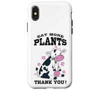 Eat more plants, Vegan and Vegetarian Day, Animal rights Case for iPhone X/XS