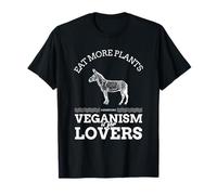 Eat More Plants Veganism is for Lovers Herbivore Vegetarian T-Shirt