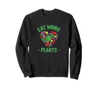 Eat More Plants Vegetarian Healthy Heart Sweatshirt