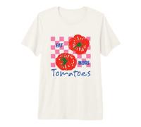 Eat More Tomatoes Cute Foodie Garden Tomato Lover Art Premium T-Shirt