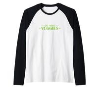 Eat More Veggies Plant Based Raglan Baseball Tee