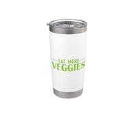 Eat More Veggies Plant Based Stainless Steel Insulated Tumbler