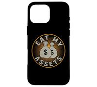 Eat My Assets Shirt Funny Financial Advisor Economist Case for iPhone 16 Pro Max
