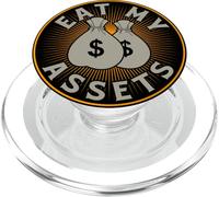 Eat My Assets Shirt Funny Financial Advisor Economist PopSockets PopGrip for MagSafe