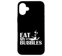 Eat My Bubbles Funny Swimming Scuba Diver Case for iPhone 16 Plus