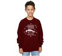 Eat My Dust Sweatshirt National Lampoon's Christmas Vacation Burgundy 12-13 Years