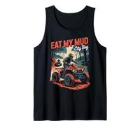 Eat My Mud ATV Four Wheeler Offroad Quad Biker Quad Bike Tank Top