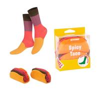 EAT MY SOCKS Design with Shaped Spicy Tacos, Multicoloured, 36-45 Alto