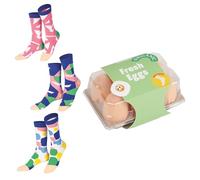 EAT MY SOCKS Diseño Con Formade Cajade Huevos Egg Box Shape Design, 36-45