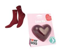 EAT MY SOCKS Heart Shape Design, Multicoloured, 36-45 Corto