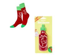 Eat My Socks | Hot Sauce Socks | Novelty Socks For Men | Funny Socks | Novelty Gifts For Men | Novelty Gifts for Women