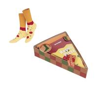 EAT MY SOCKS - Original and fun socks - Pizza slice design - High socks - Comfort and durability - Ideal for men and women - Sizes 36 to 45-1 pair, Pizza, 36-42