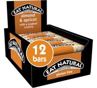 Eat Natural Almond & Apricot with a Yoghurt Coating Fruit & Nut Bars 12 x 40g