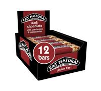 Eat Natural Dark Chocolate with Cranberries Macadamias 12 x 40g