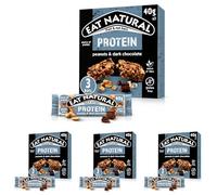 Eat Natural Energy Protein Packed with Peanuts Chocolate 3pk 120g Pack of