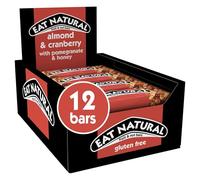 Eat Natural Fruit & Nut Bars Almond & Cranberry with Pomegranate & Honey Bars 12 x 40g