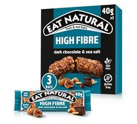 Eat Natural Fruit & Nut Bars, Dark Chocolate with Sea Salt, 3 x 40g