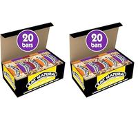 Eat Natural Mixed Assortment Dried Fruits and Nut Bars (20 x 40 GR) (Pack of 2)
