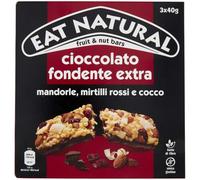 Eat Natural Multipack Gluten Free bars - Cranberries, Almonds, Coconut and Dark chocolate - 3x40g