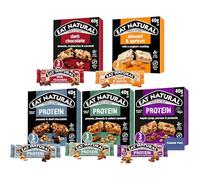 Eat Natural Protein & Fruit & Nut Bars Variety Pack (5 Flavours x 3 x 40g) - Dark Chocolate, Salted Caramel, Maple Pecan, Almond Apricot Yoghurt