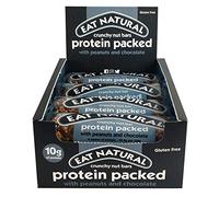Eat Natural Protein Packed with Peanuts and Chocolate Bar 45 g (Pack of 12)