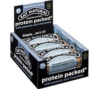 Eat Natural Protein Packed with Peanuts and Chocolate Nut Bar 45 g - Pack of 12