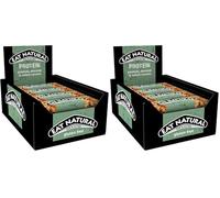 Eat Natural Protein Peanuts, Almonds & Salted Caramel Fruit & Nut Bars 12 x 40g (Pack of 2)