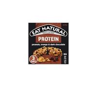 Eat Natural Protein Peanuts, Orange & Dark Chocolate Fruit & Nut Bars 3 x 40g
