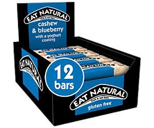 Eat Natural Snacks Blueberry, Cashew Breakfast Bar 40 g Pack of 12