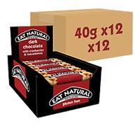 Eat Natural Snacks Dark Chocolate Breakfast Bar 40 g Pack of 12